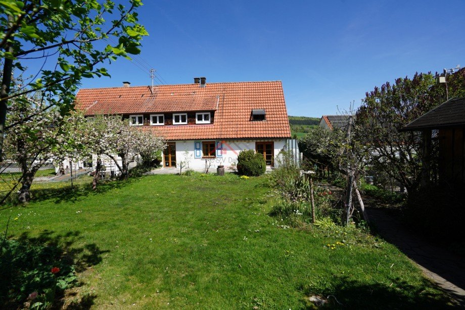 Ansicht Garten Doppelhaush�lfte Talheim