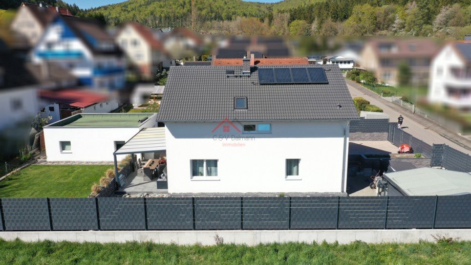 S�dansicht Einfamilienhaus Geisingen