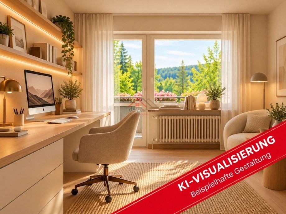 Arbeiten-SchlafenOG-KI-Visualisierung-Banner Einfamilienhaus Wurmlingen