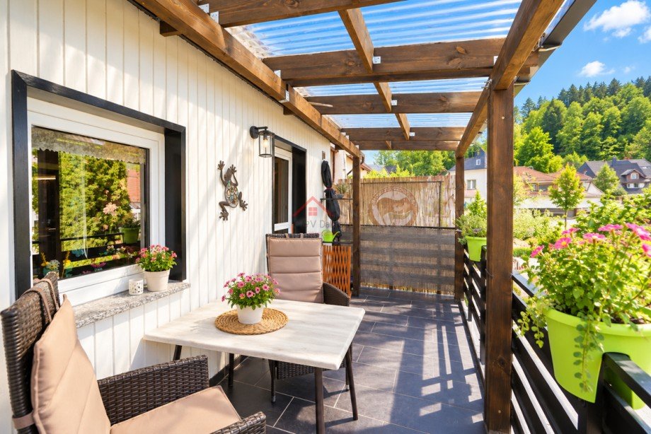 Balkon Ansicht Doppelhaush�lfte Tuttlingen / M�hringen