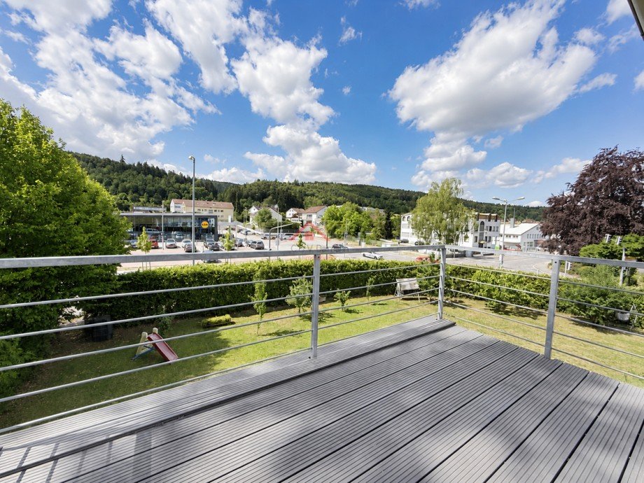Balkon S�den Etagenwohnung Tuttlingen