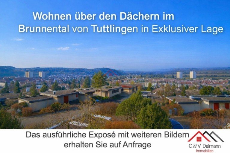 Aussicht Tuttlingen Doppelhaush�lfte Panorama Wohnerlebnis mit Einliegerwohnung in begehrter H�henlage von Tuttlingen - Wohnen in einer der besten Lagen der Stadt!