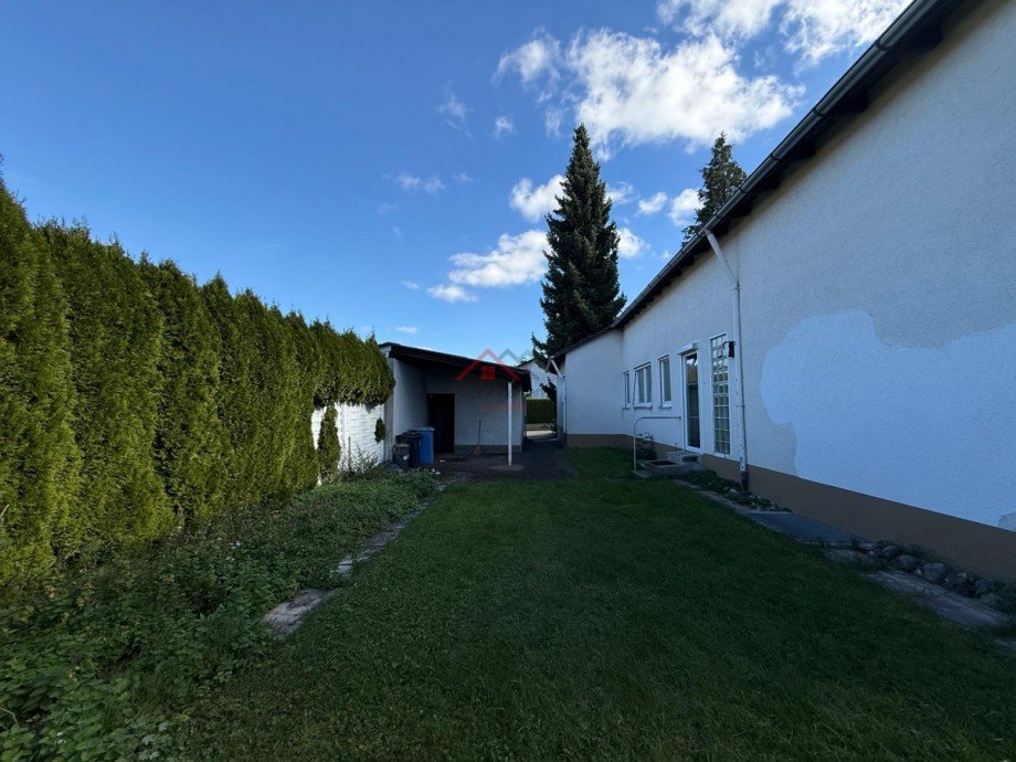 Ansicht auf die Garage Bungalow Tuttlingen