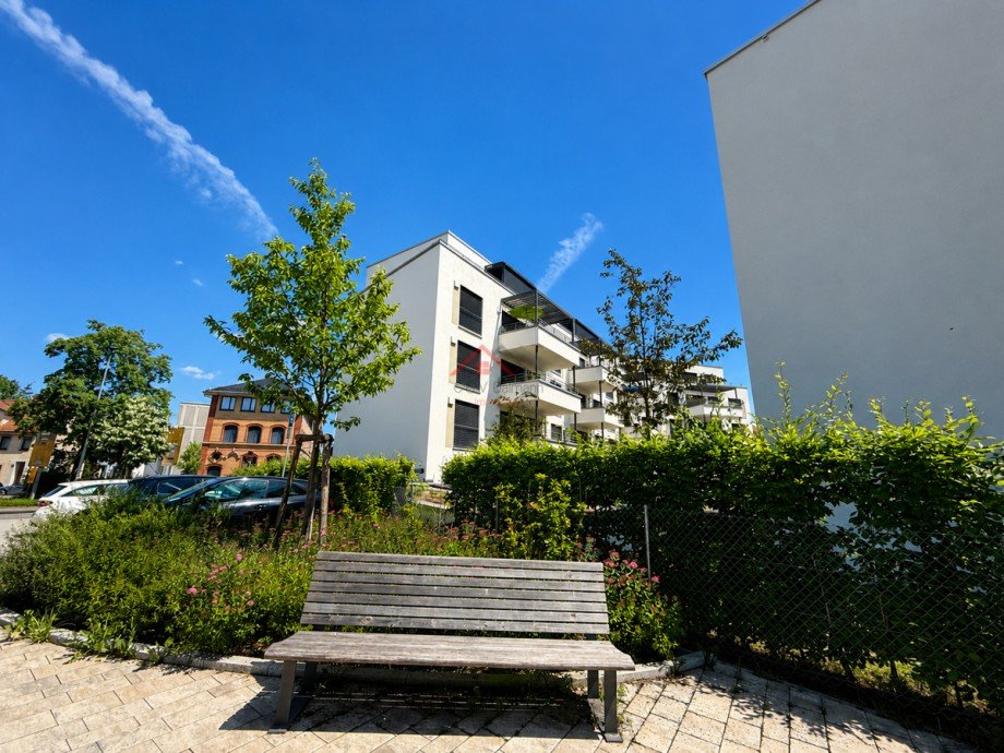 Ansicht Balkon S�dwestseite Etagenwohnung Tuttlingen