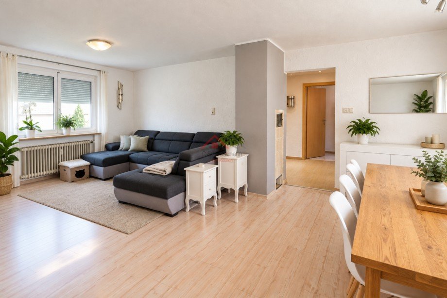 Wohnzimmer EG Zweifamilienhaus Gosheim