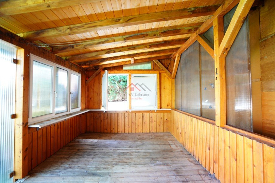 Eingangsbereich Sommerhaus Doppelhaush�lfte Talheim