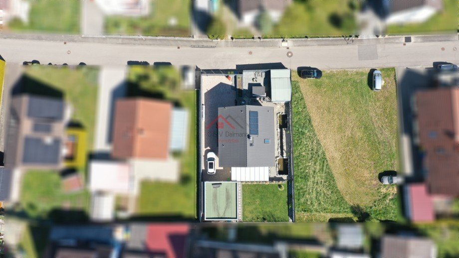 Draufsicht Einfamilienhaus Geisingen