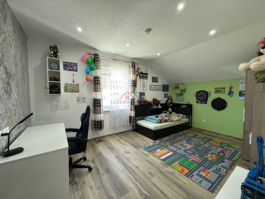 Kinderzimmeransicht Einfamilienhaus Geisingen