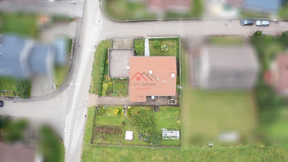 Draufsicht Einfamilienhaus Seitingen-Oberflacht / Oberflacht