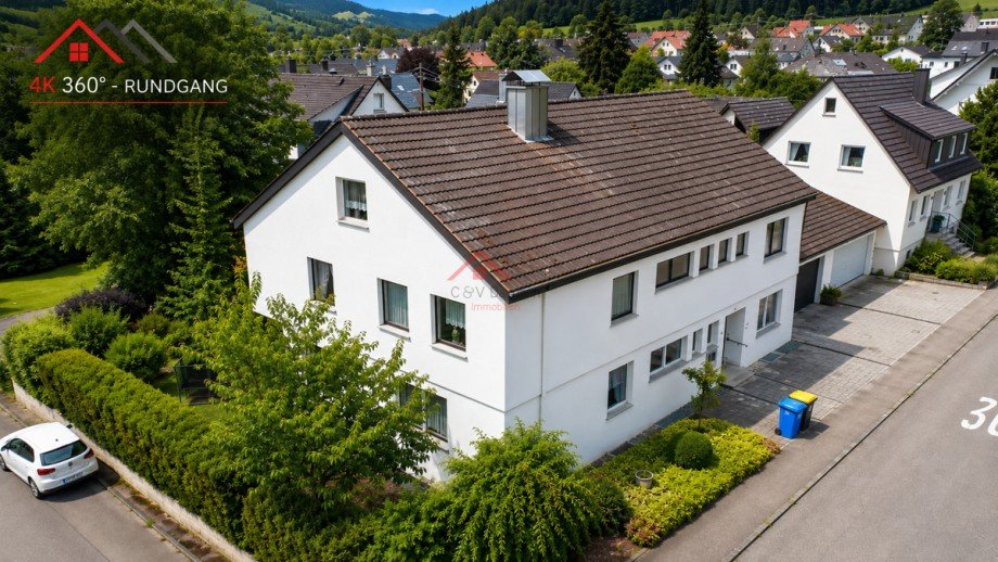 Luftaufnahme Nord-Ost Einfamilienhaus Wurmlingen