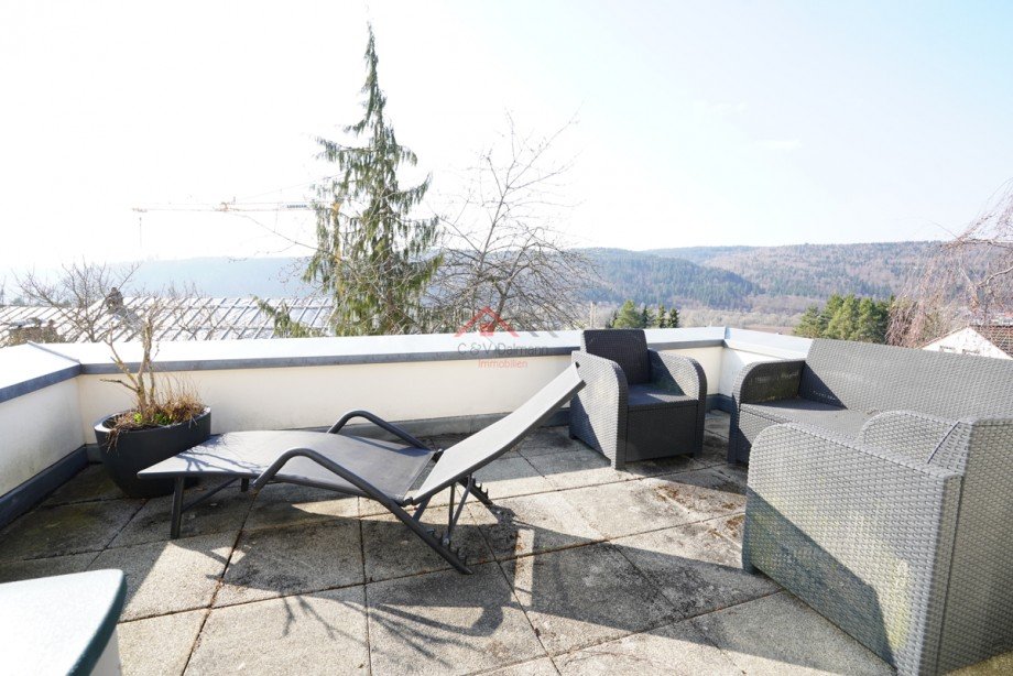 Dachterrasse am Schlafzimmer Einfamilienhaus Tuttlingen