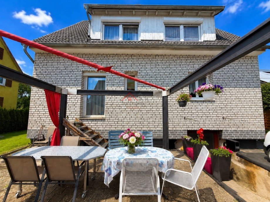 Ansicht Terrasse S�dwest Einfamilienhaus Balgheim