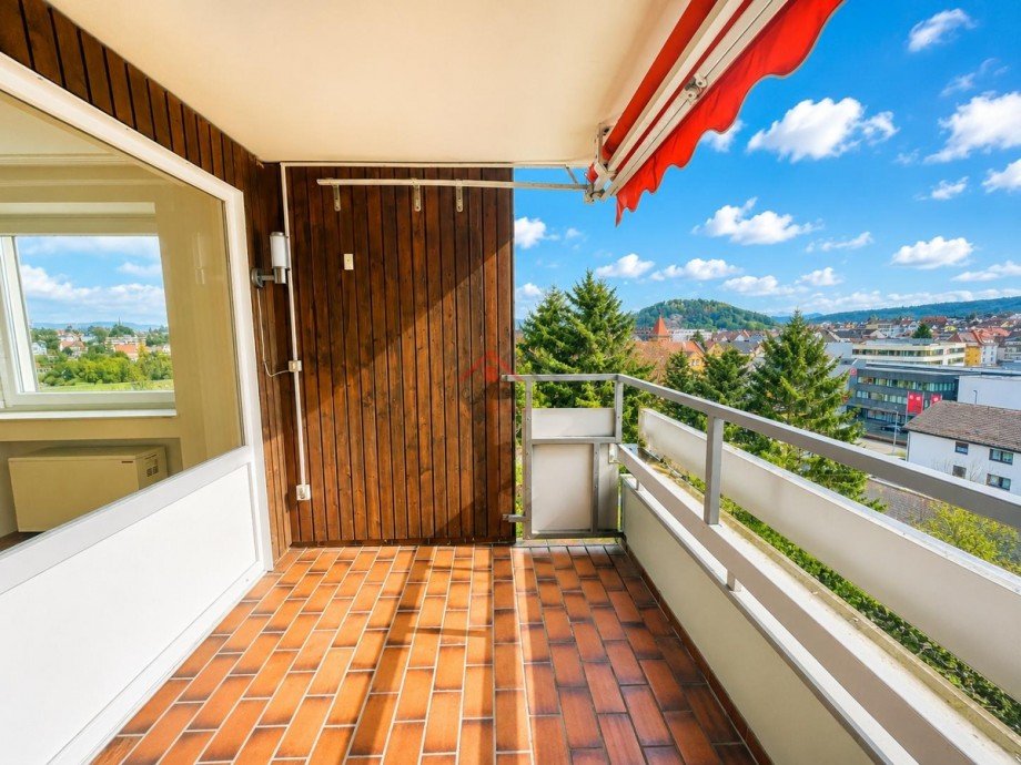 Balkon Ansicht Etagenwohnung Tuttlingen