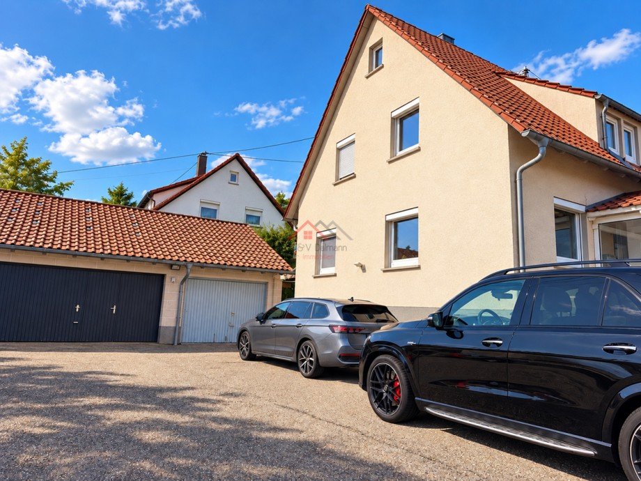 Nordwest-Ansicht Zweifamilienhaus Gosheim