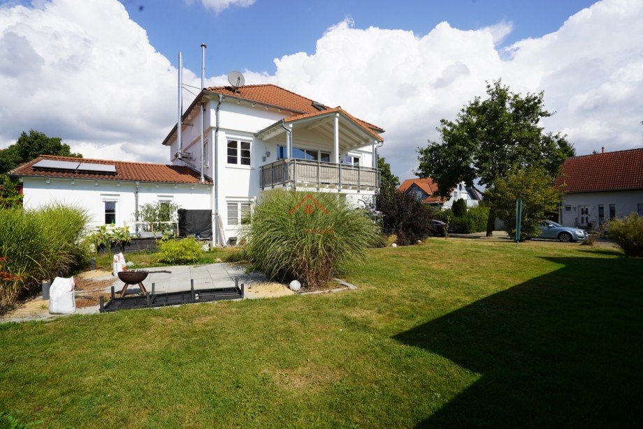 Au�enansicht vom Garten Etagenwohnung Neuhausen ob Eck