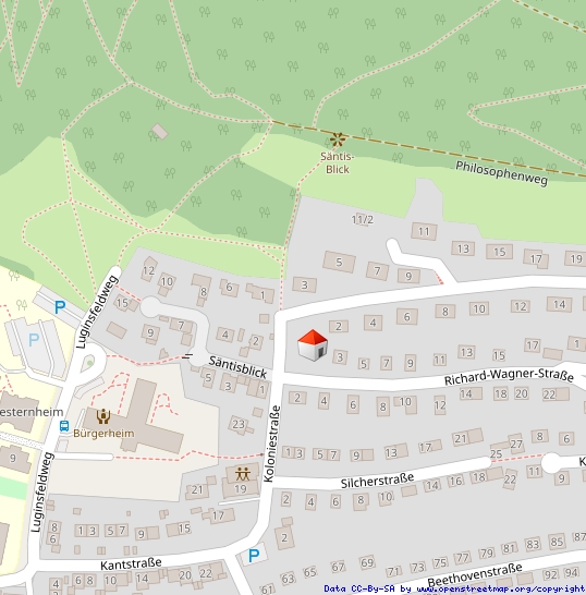 Lageplan Zweifamilienhaus Tuttlingen
