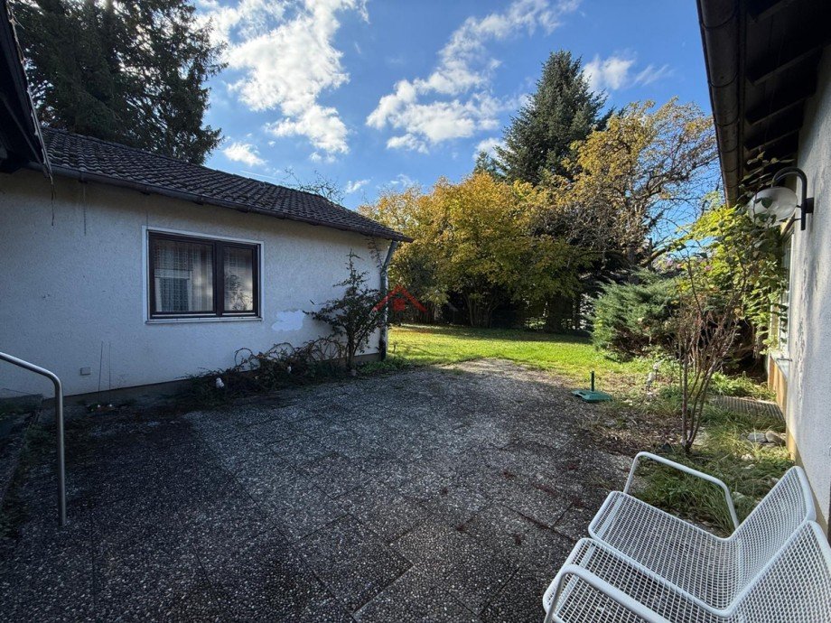 Terrassenansicht2 Bungalow Tuttlingen