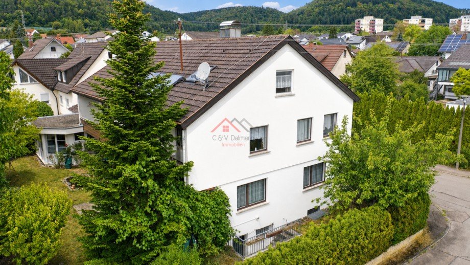 Luftaufnahme S�d-Ost Einfamilienhaus Wurmlingen