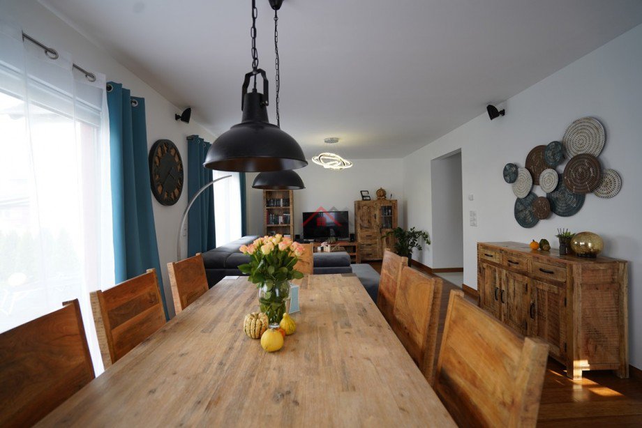 Wohnzimmer mit Essbereich Einfamilienhaus Tuttlingen