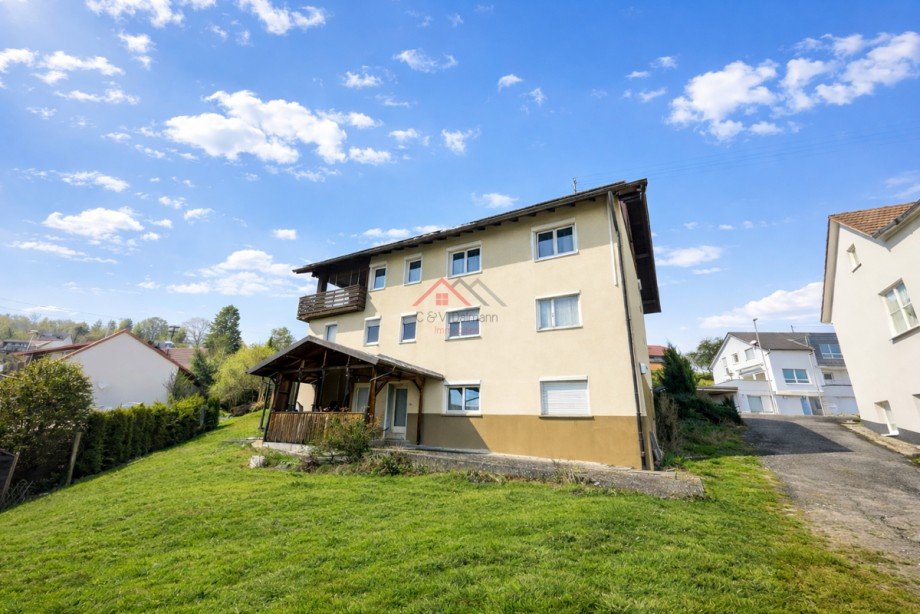 Ansicht S�den Etagenwohnung Aldingen / Aixheim