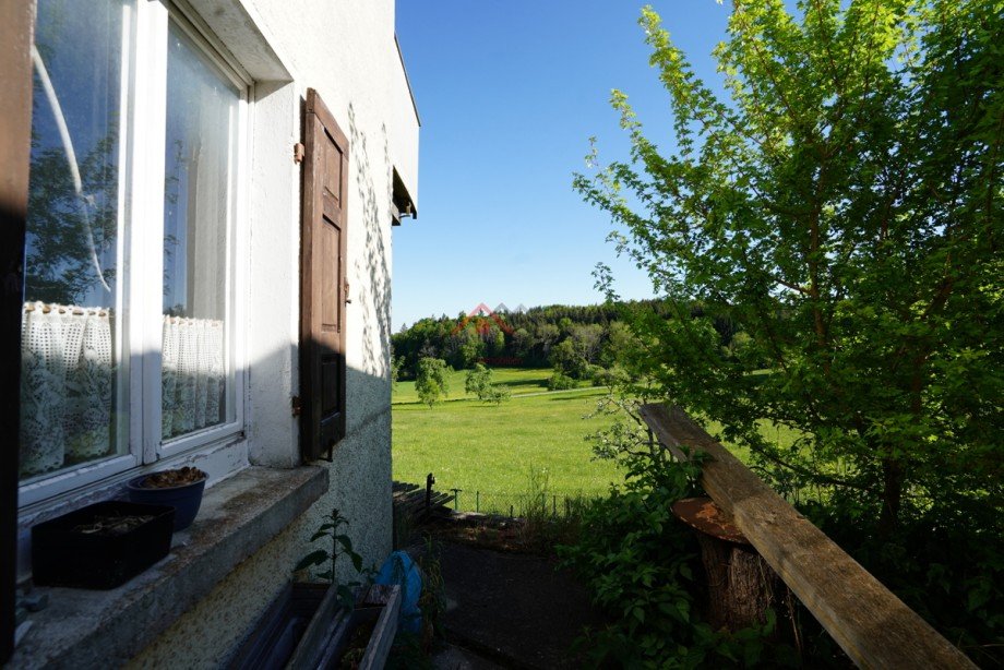 Ausblick ins Gr�ne Einfamilienhaus Irndorf