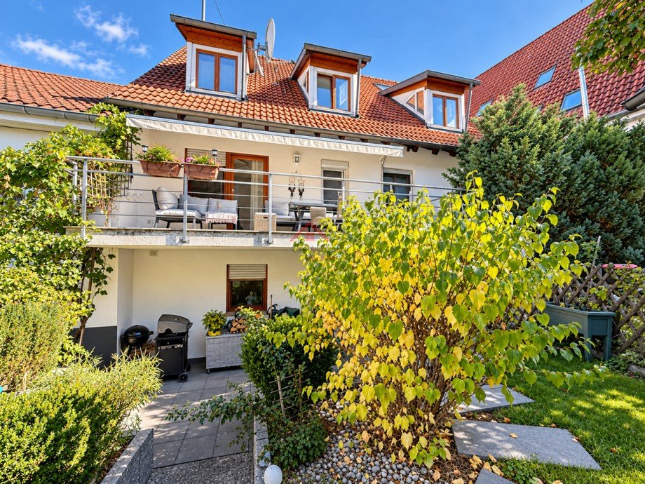 Sonnige Terrasse mit Gartenblick Einfamilienhaus Tuttlingen / Nendingen