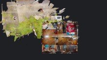 Dollhouse-Ansicht Draufsicht Freistehendes und gem�tliches Einfamilienhaus auf gro�em Grundst�ck!