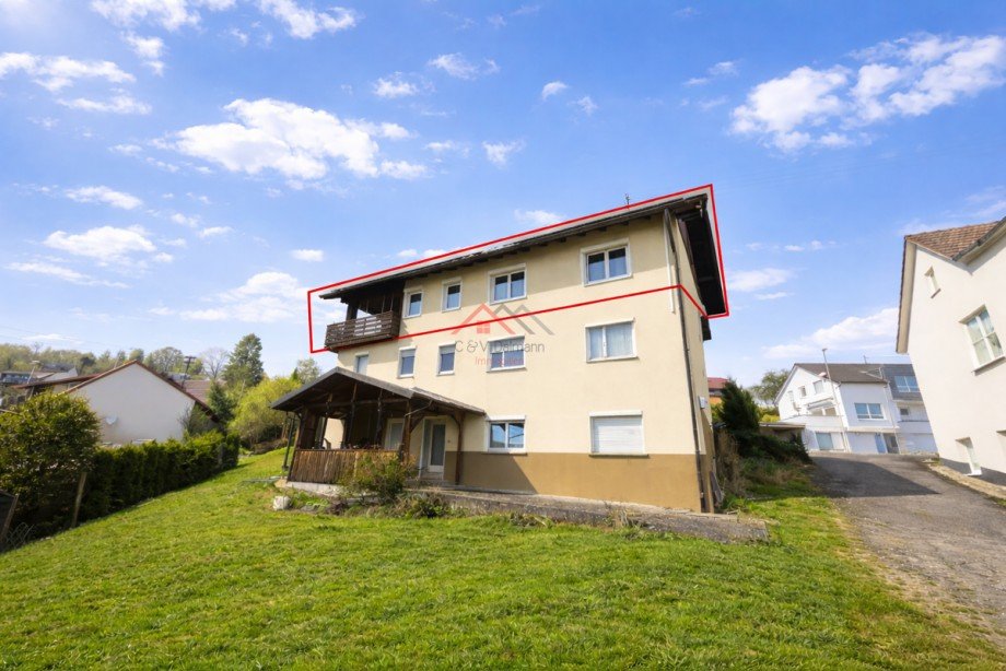 Ansicht S�den Etagenwohnung Aldingen / Aixheim