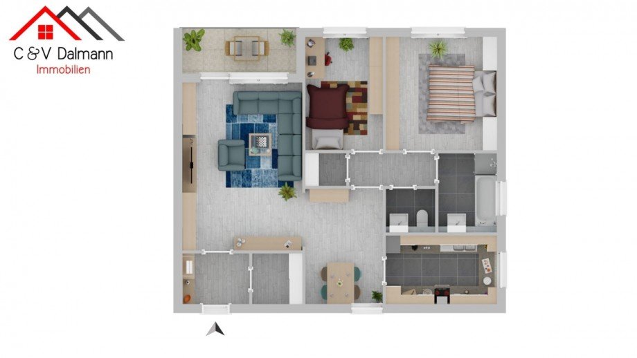 Grundriss Etagenwohnung Wurmlingen
