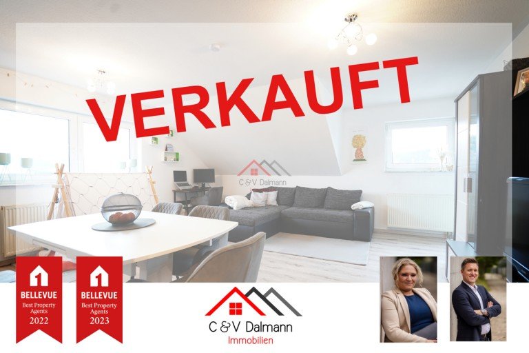 VERKAUFT Tuttlingen Dachgeschosswohnung Charmante 3-Zimmer-Dachgeschosswohnung mit herrlichen Ausblick und eigenem Stellplatz in Nendingen
