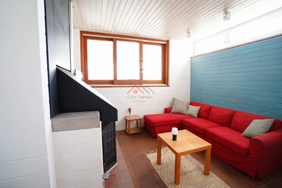 Fernsehecke im Wohnzimmer/Kaminzimmer Einfamilienhaus Tuttlingen