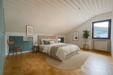 Wohnung Dachgeschoss - Schlafzimmer Einrichtungsbeispiel Zuhause mit Zukunft - gro�z�giges Zweifamilienhaus mit Einliegerwohnung