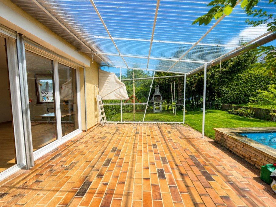 Terrasse nach S�den Einfamilienhaus Tuttlingen / M�hringen