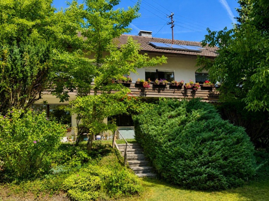 Blick aufs Haus vom Garten 1 Einfamilienhaus Wurmlingen