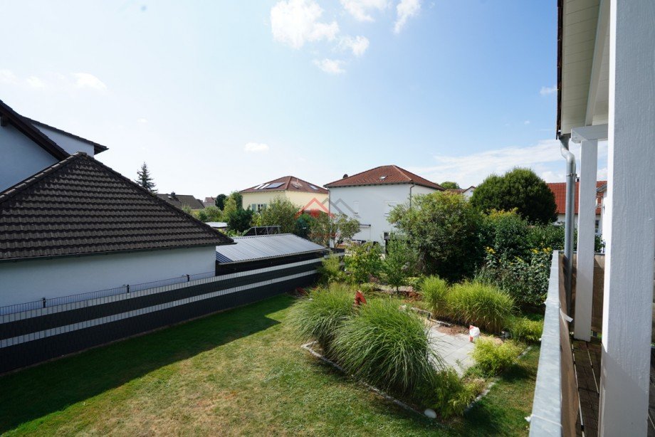 Aussicht vom Balkon Etagenwohnung Neuhausen ob Eck
