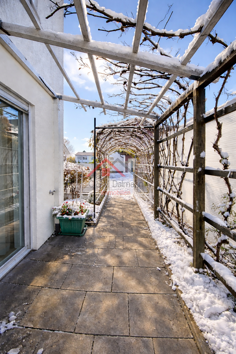 Au�enansicht - Winterlandschaft S�den Einfamilienhaus Emmingen-Liptingen / Emmingen