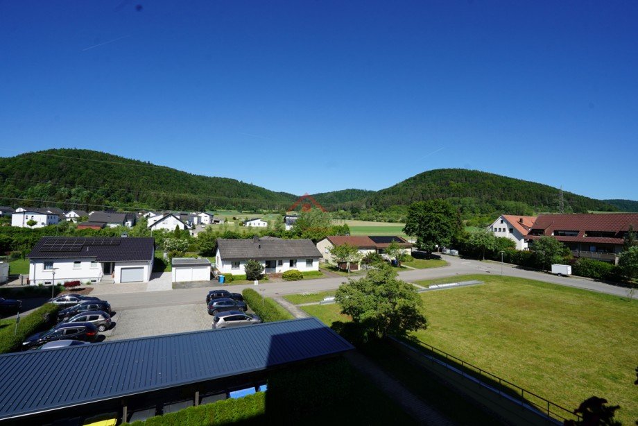 Aussicht vom Balkon Etagenwohnung Wurmlingen