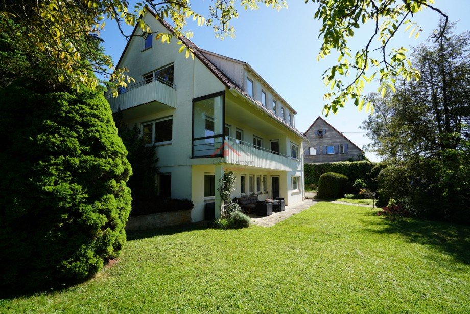 S�dwest-Ansicht Zweifamilienhaus Tuttlingen