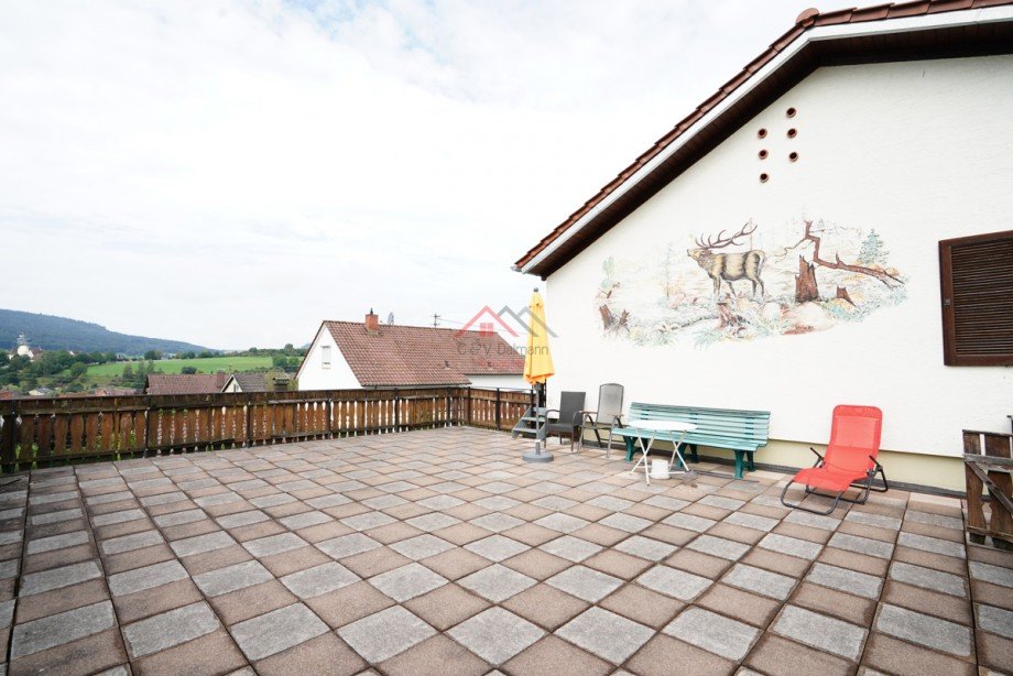 Freiterrasse auf der Garage Einfamilienhaus Seitingen-Oberflacht / Oberflacht